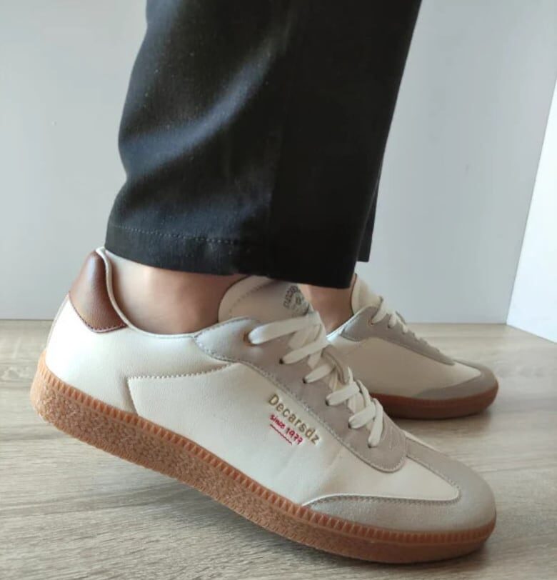 Мъжки спортни обувки  Y223 Крем - Крем DECAR