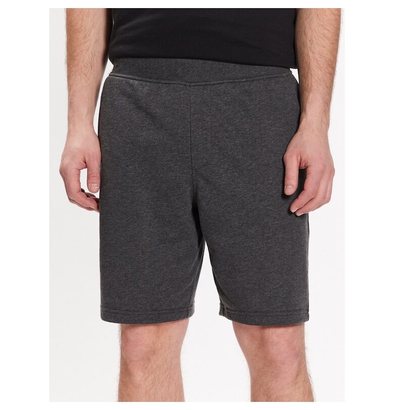 Мъжки спортни шорти -  302928491 - Памук - Сив Skechers