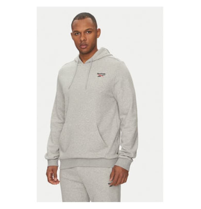 Мъжки суитшърт  100221785 - памук/полиестер - сив - Сив Reebok