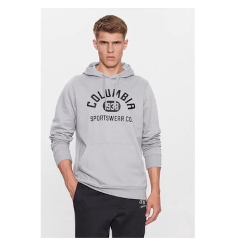 Мъжки суитшърт -  302399802 - Памук/Полиестер - Сив - Сив Columbia