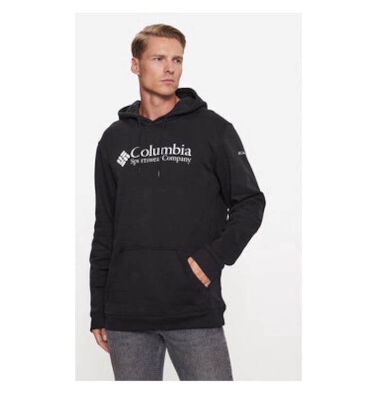 Мъжки суитшърт -  302406838 - Памук/Полиестер - Черен - Черен Columbia