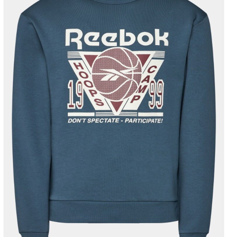 Мъжки суитшърт -  302534609 - Памук - Син Reebok