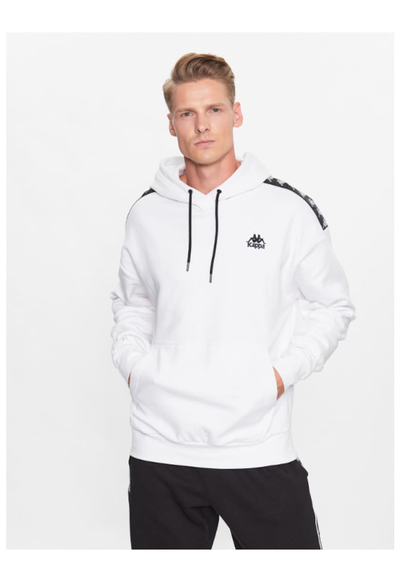 Мъжки суитшърт - 303372392 - Памук - Бял Kappa