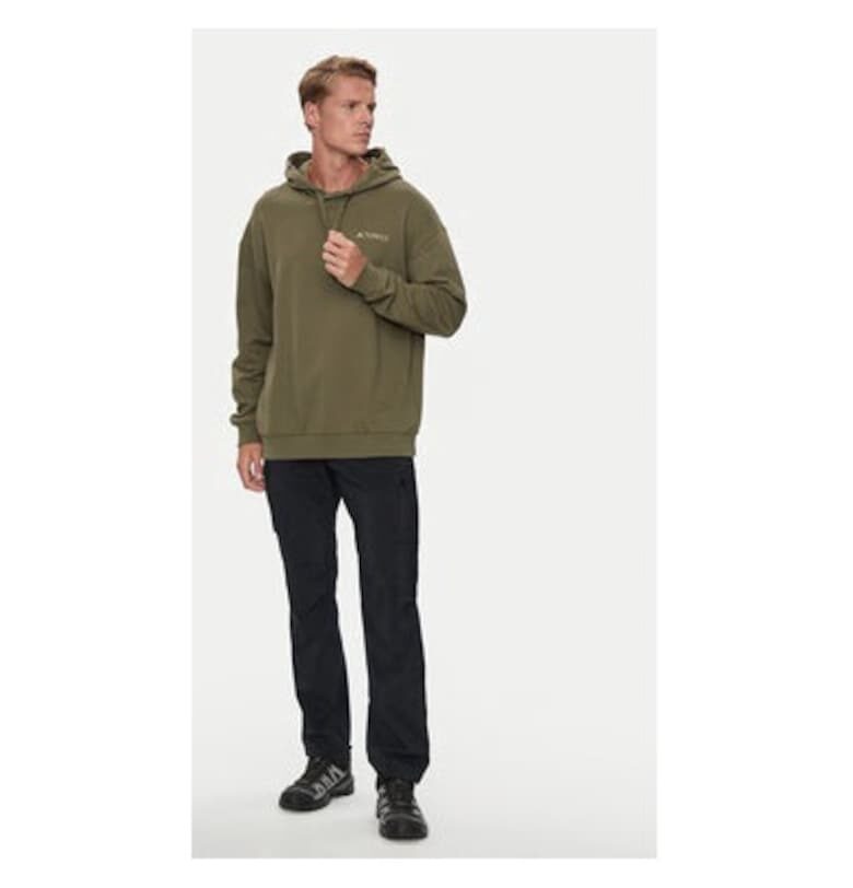 Мъжки суитшърт -  303533526 - Органичен памук - Зелен - Зелен adidas