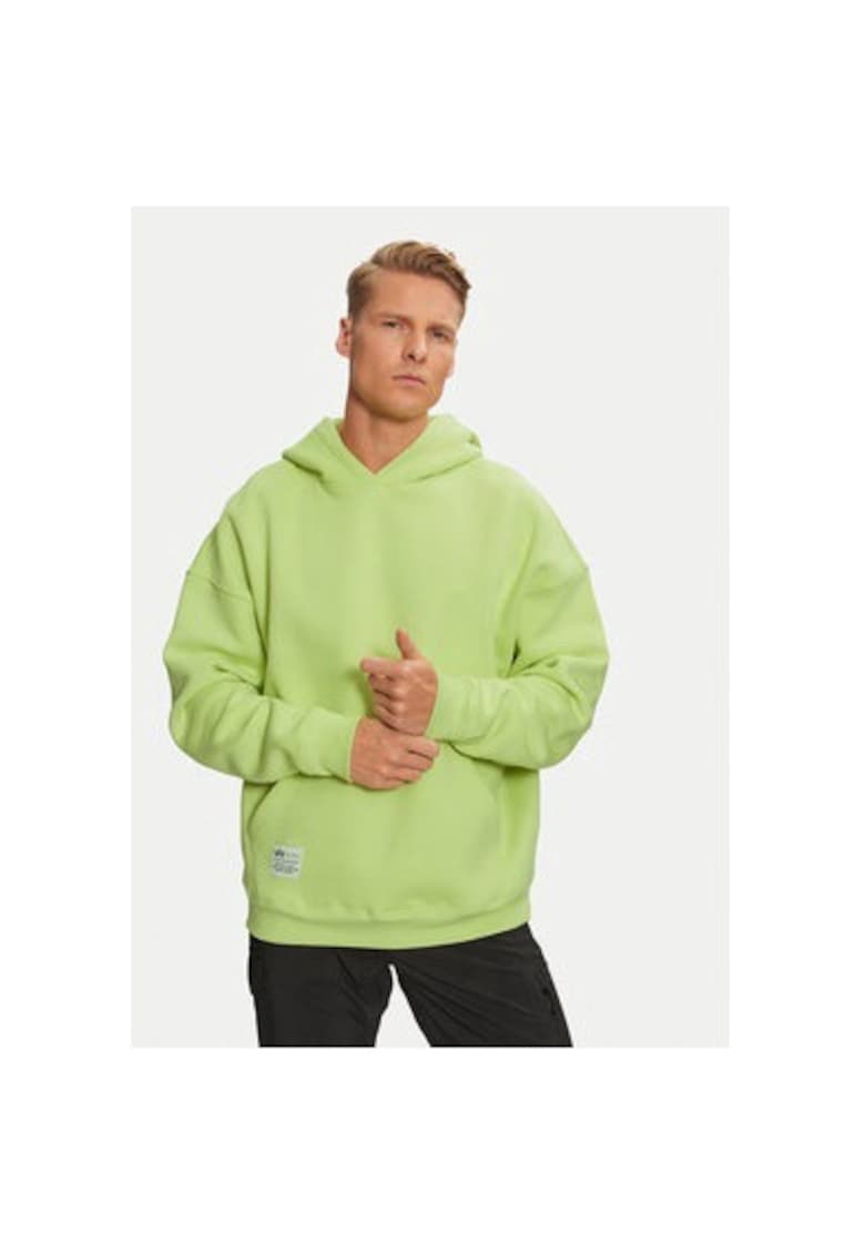 Мъжки суитшърт - 304543005 - Памук/Полиестер - Зелен - Зелен ALPHA INDUSTRIES