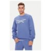 Мъжки суитшърт -  304553066 - Памук/Рециклиран полиестер - Син - Син Reebok