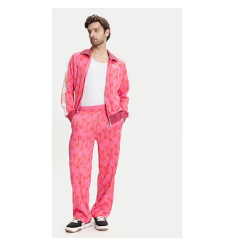 Мъжки суитшърт  631491 - Рециклиран полиестер - Розов - Розово Puma