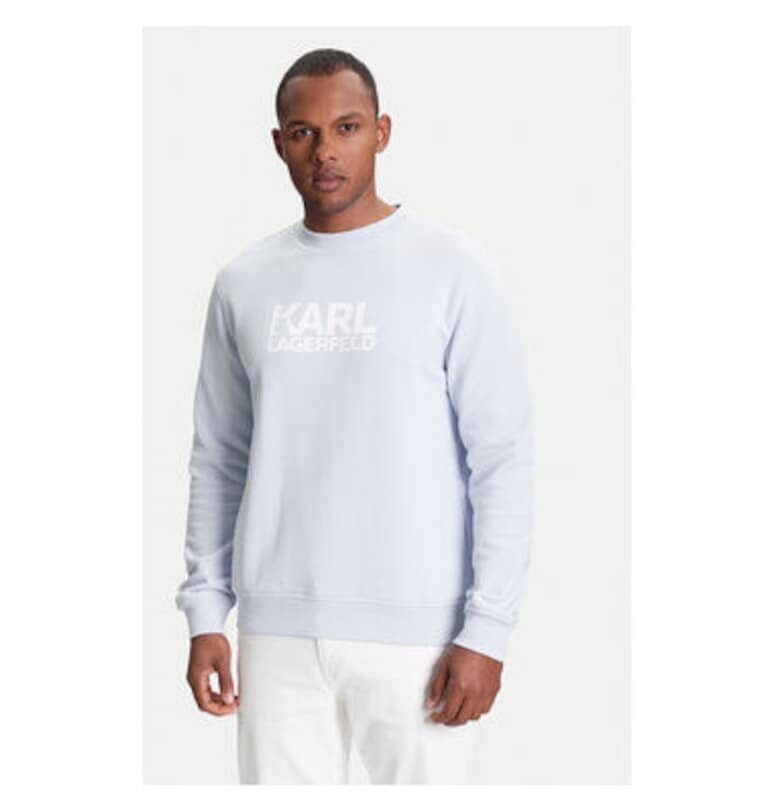 Мъжки суитшърт  705091 553917 - памук - светлосин Karl Lagerfeld