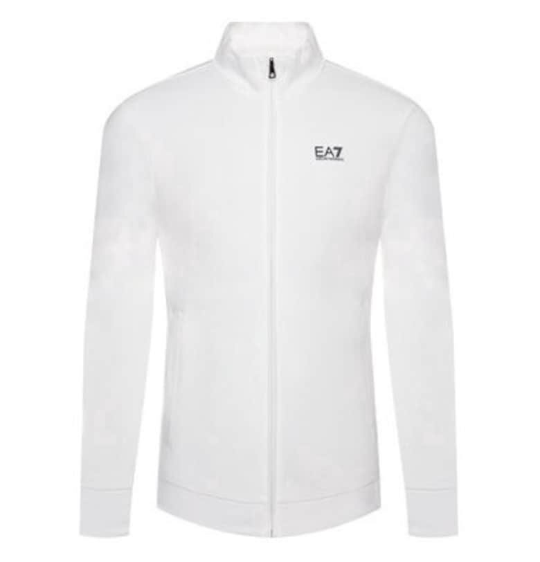 Мъжки суитшърт - Emporio Armani  206652751 - Памук - 3XL INTL - Бял EA7