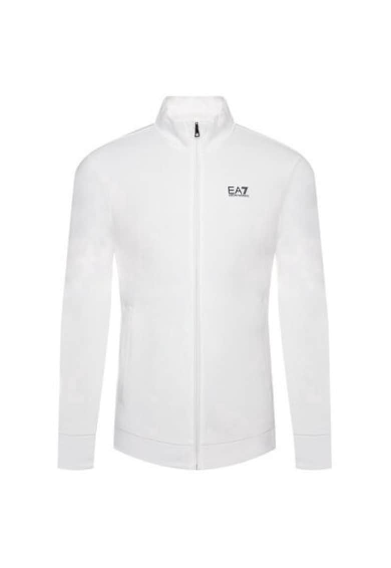 Мъжки суитшърт - Emporio Armani 206652751 - Памук - 3XL INTL - Бял EA7