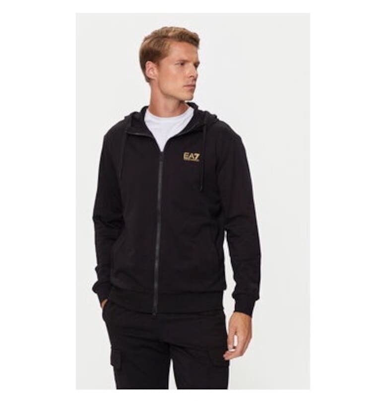 Мъжки суитшърт Emporio Armani  304212857 - Памук - Черен - Черен EA7