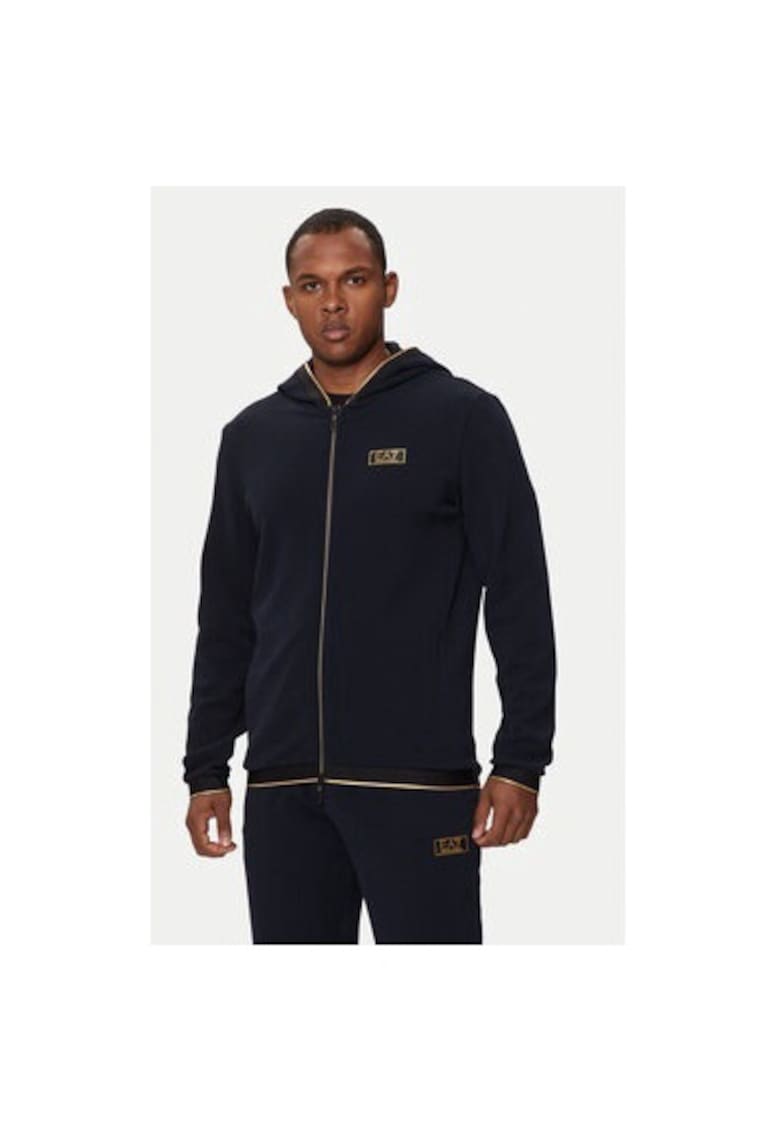 Мъжки суитшърт - Emporio Armani 304285745 - Полиестер - Син - Син EA7