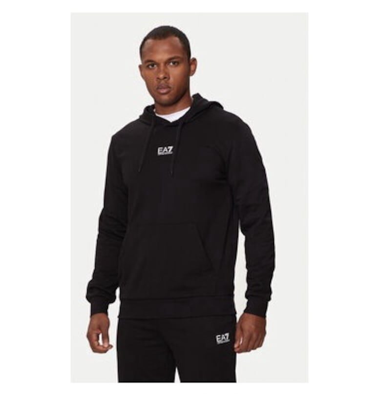 Мъжки суитшърт - Emporio Armani  304286452 - Памук - Черен - Черен EA7