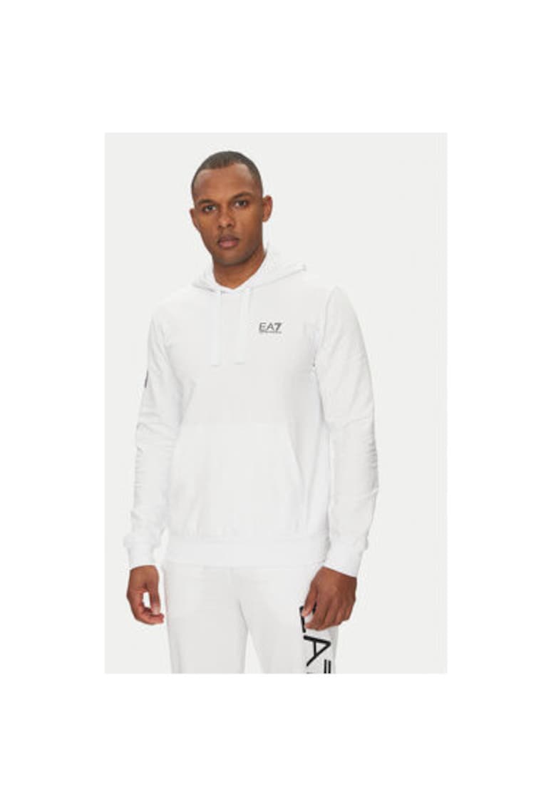 Мъжки суитшърт Emporio Armani - 7M000569 AF13512 - Памук - Бял - Бял EA7