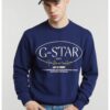 Мъжки суитшърт - G Star Raw - 304421952 - Органичен памук - Син - Син G-Star RAW