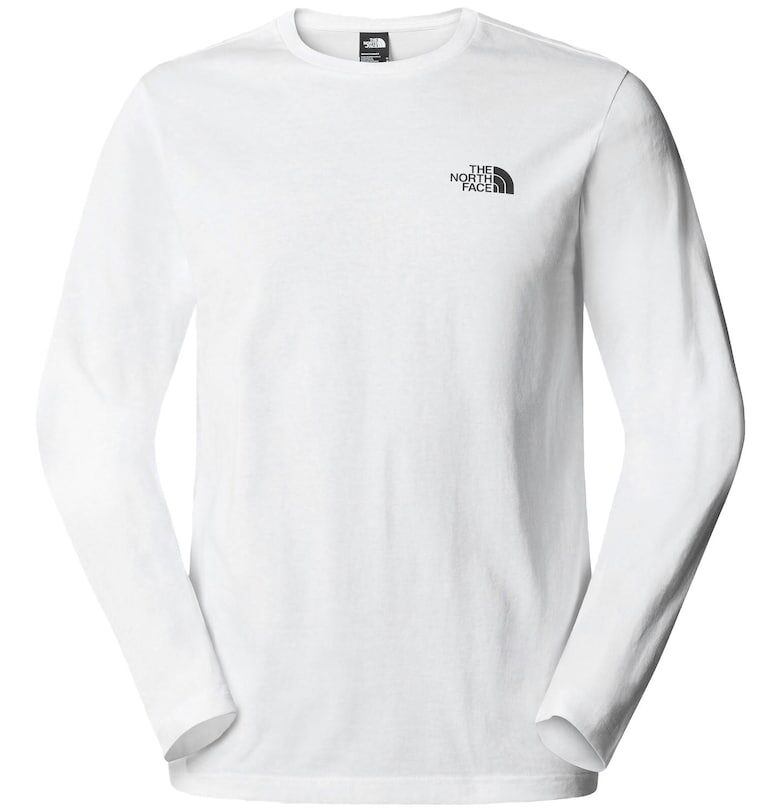 Мъжки суитшърт -  памук и полиестер - бял The North Face