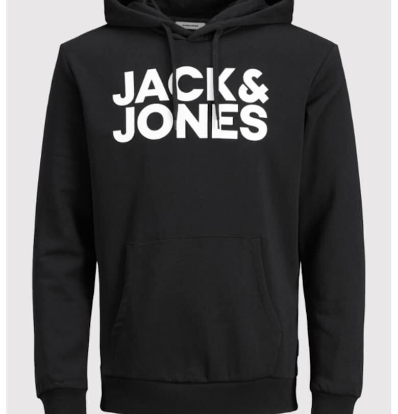 Мъжки суичър -  208544863 - Памук - Черен Jack  Jones