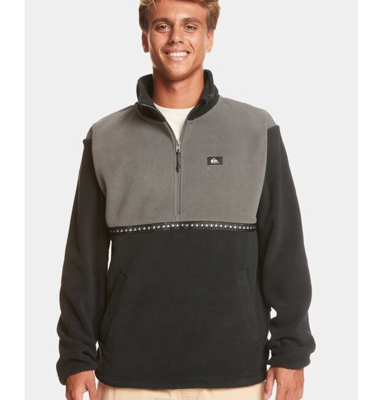 Мъжки суичър -  7782 - Полиестер - Черен QUIKSILVER