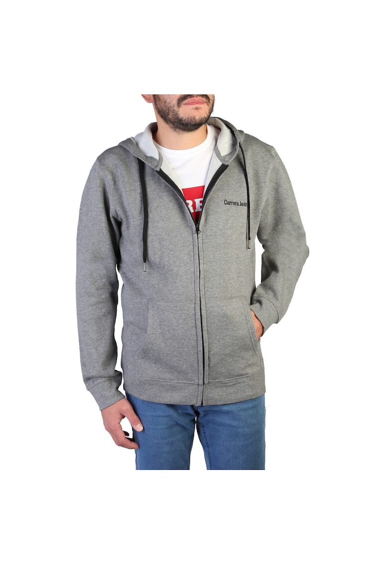 Мъжки суичър 833B_0081AA - Сив Carrera Jeans