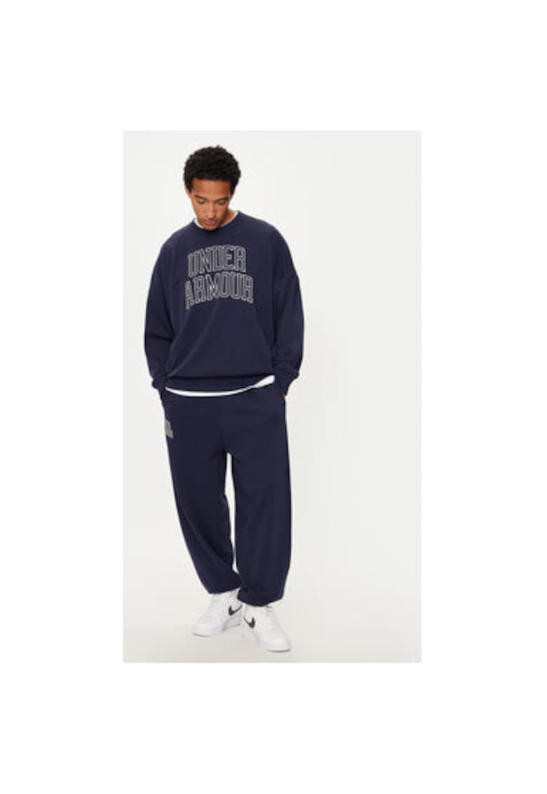 Мъжки суичър с качулка 1386548 - Памук/Полиестер - 2XL INTL - Тъмносин Under Armour