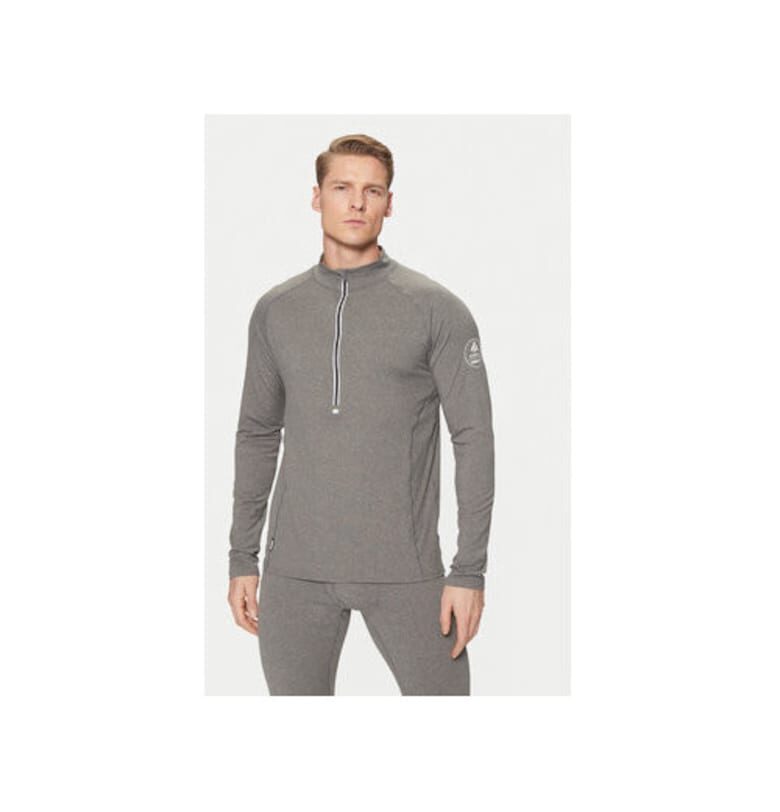 Мъжки термо суитшърт -  209692600 - Полиестер - Сив - Сив Surfanic