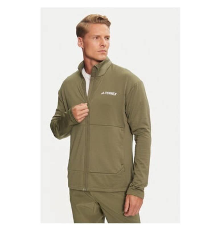 Мъжки технически суитшърт -  304055829 - Рециклиран полиестер - Зелен - Зелен adidas