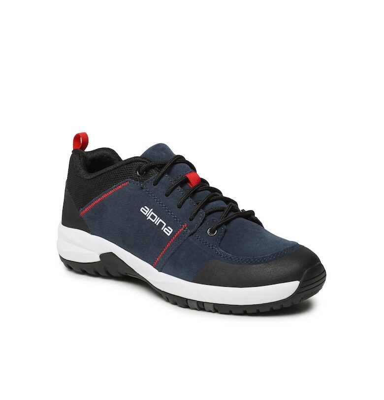 Мъжки трекинг обувки -  303195021 - Естествена кожа/Кожа с покритие Alpina