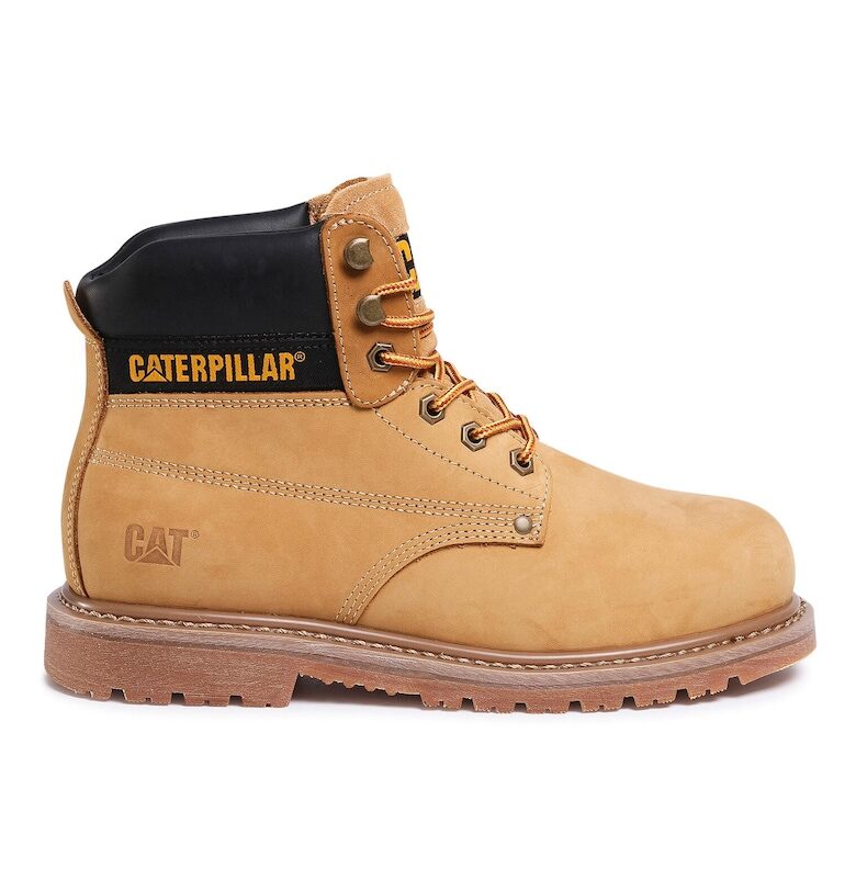 Мъжки туристически обувки  P724626 - естествена кожа - жълти Caterpillar