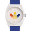 Мъжки часовник  PROJECT TWO GRFX - синя каишка - бял корпус - кварцов механизъм - 38 мм adidas