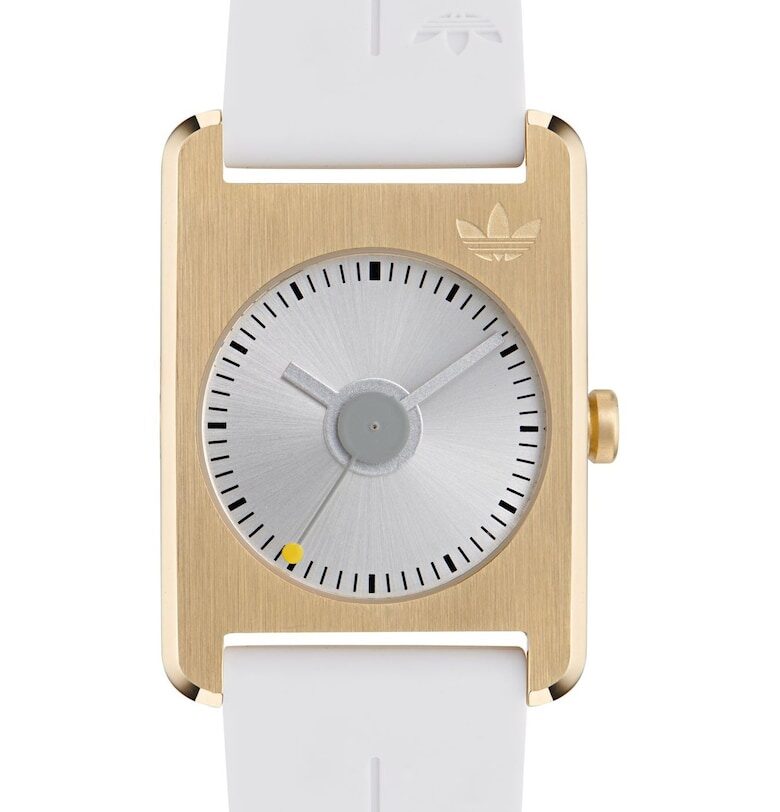 Мъжки часовник  RETRO POP ONE - неръждаема стомана - кварцов - аналогов - силиконова каишка - 3 ATM adidas