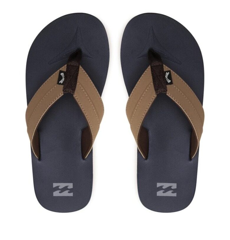 Мъжки чехли  302199488 - Екокожа - Кафяви Billabong