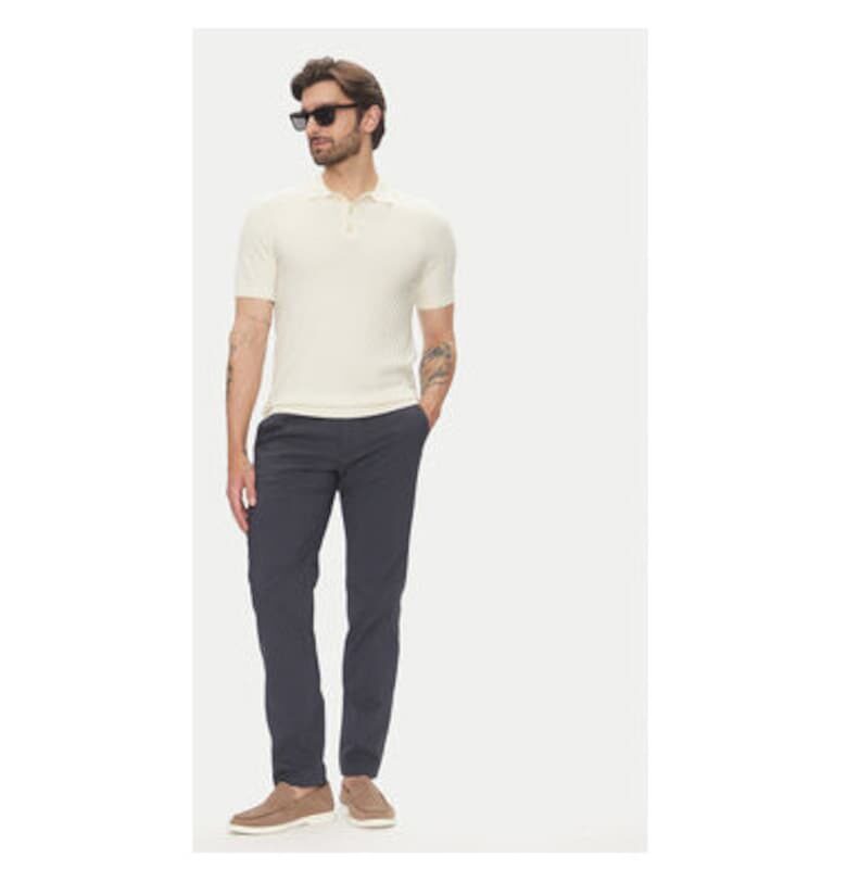 Мъжки чинос панталон  C3 33730.1058 - Памук/Полиестер - Тъмносин - Тъмносин Pierre Cardin