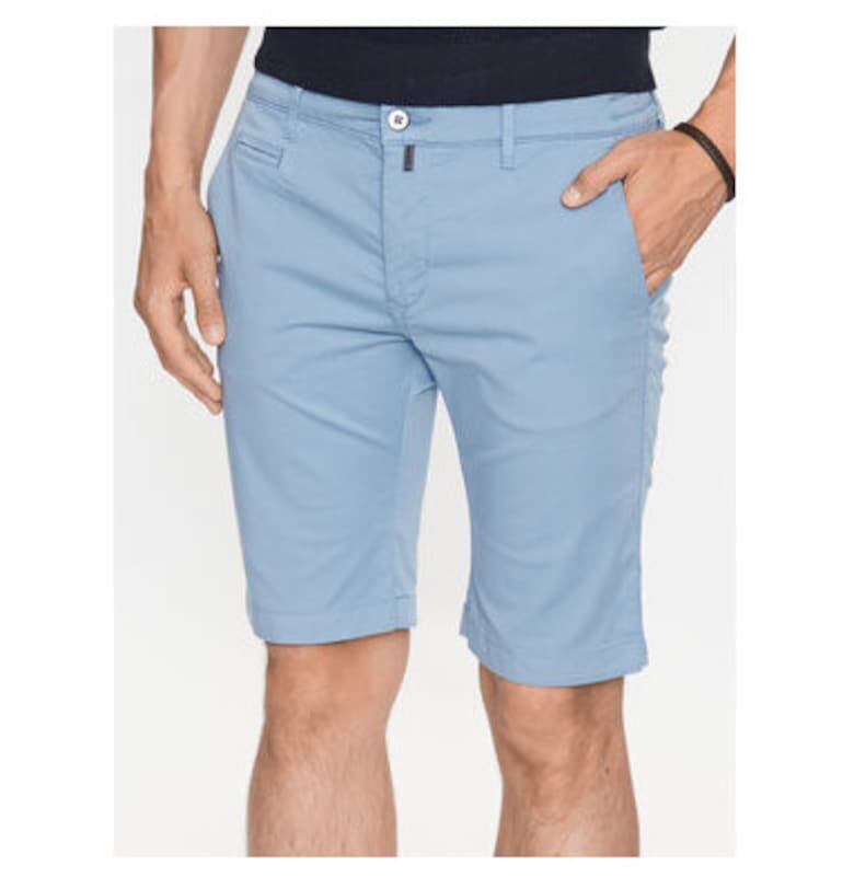 Мъжки шорти -  302454846 - Памук - 38 EU - Син Pierre Cardin