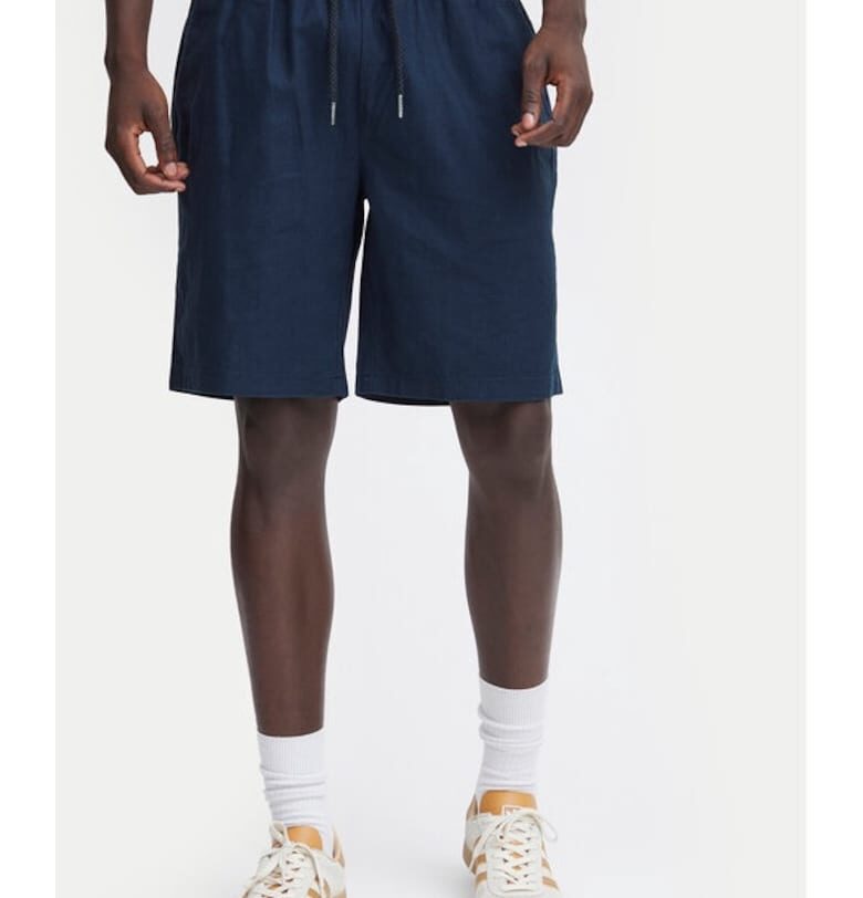 Мъжки шорти  Лен - Тъмносин BLEND