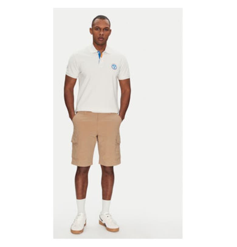 Мъжки шорти  NP0A4HOSN1Q1 - памук - бежов - Бежов Napapijri