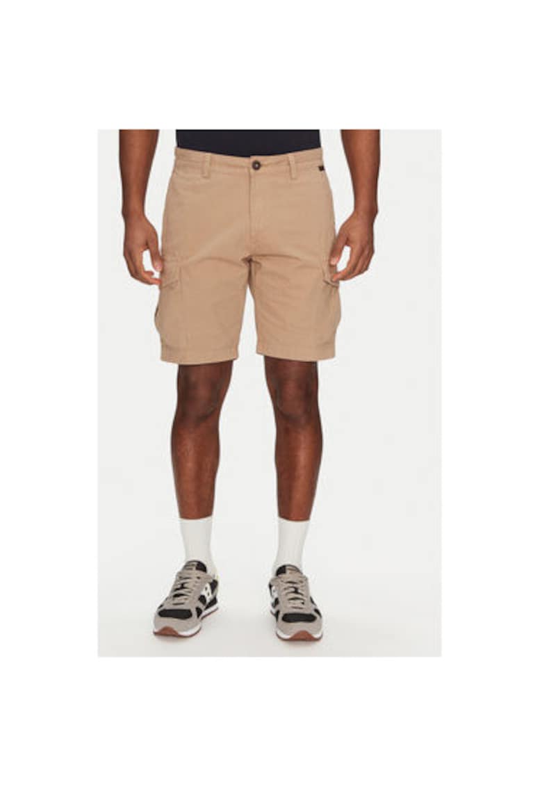 Мъжки шорти NP0A4HOTN1Q1 - памук - бежов - Бежов Napapijri
