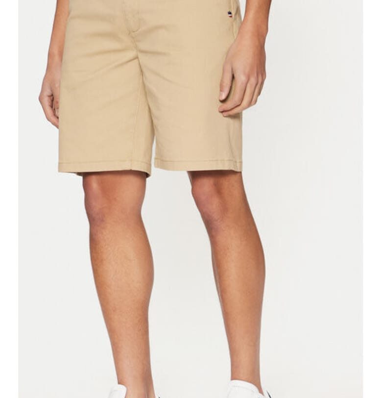 Мъжки шорти - US Polo Assn. - 305230133 - Памук - Бежов - Бежов US Polo Assn