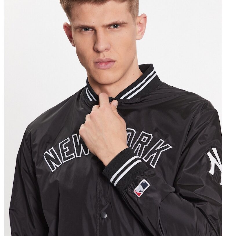 Мъжко бомбър яке -  Nylon - 302944859 - Черен 47 Brand