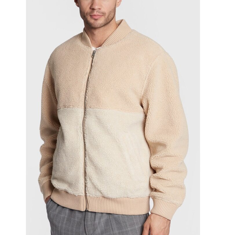 Мъжко бомбър яке -  Полиестер - Бежов sOliver