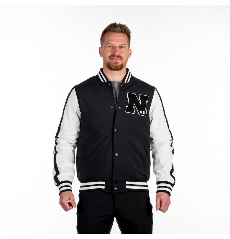 Мъжко бомбър яке с 3L изолация SEAL KENT - Черно | Бяло NORTHFINDER