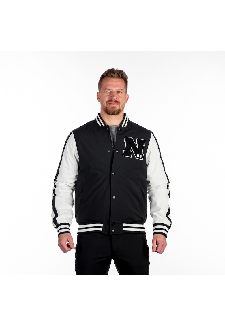 Мъжко бомбър яке с 3L изолация SEAL KENT - Черно | Бяло NORTHFINDER