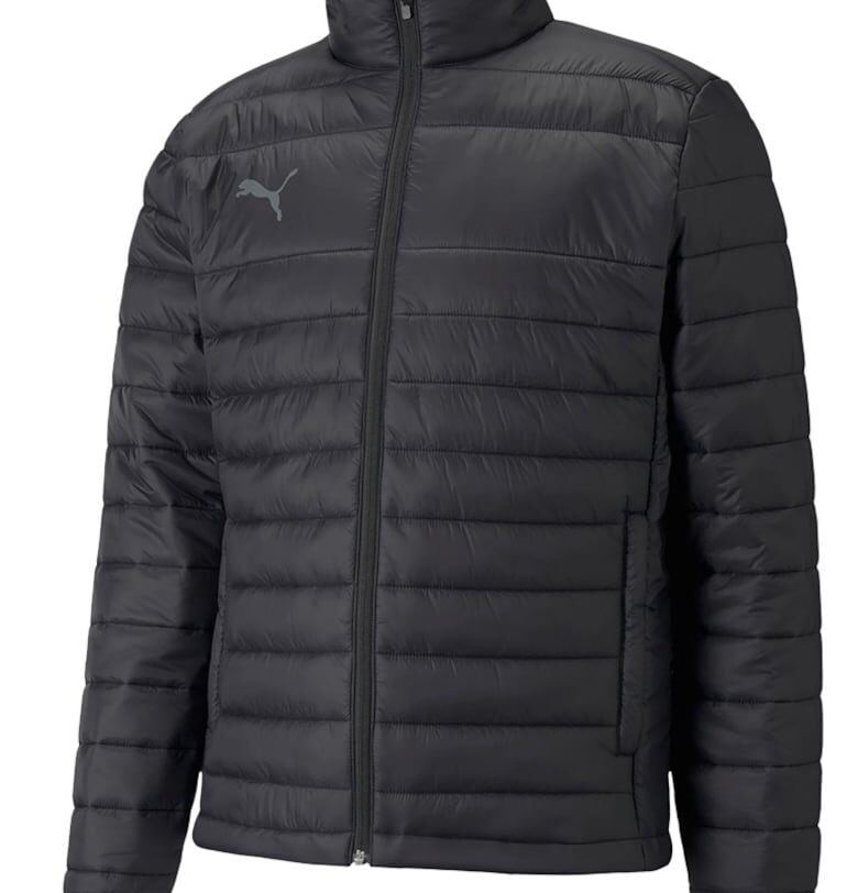Мъжко ватирано яке -  TeamLIGA - Найлон/Полиестер - Черно Puma