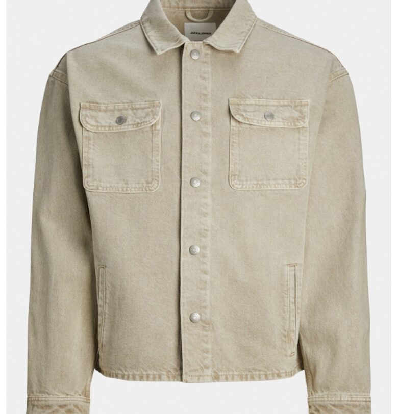 Мъжко дънково яке -  303275471 - Памук - Бежов Jack  Jones