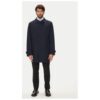 Мъжко палто - 304018619 - Полиестер/Вълна - Син - Син BOSS