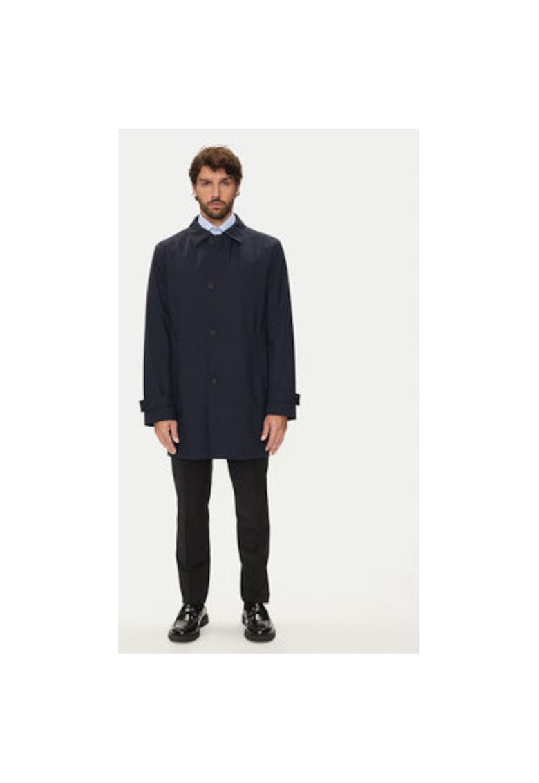 Мъжко палто - 304018619 - Полиестер/Вълна - Син - Син BOSS