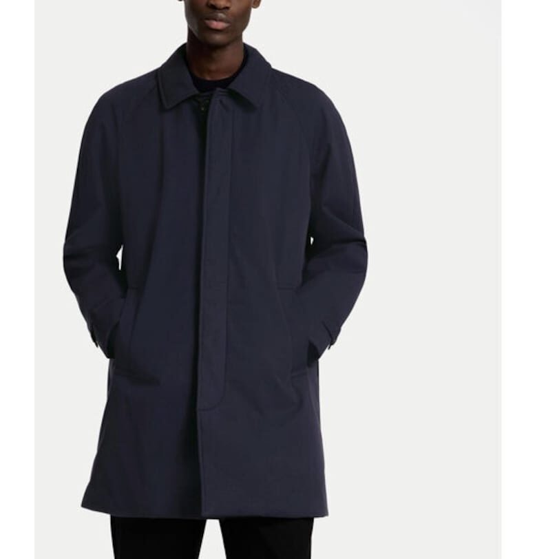 Мъжко палто -  Jones 16094044 - Тъмносин - Памук Selected Homme