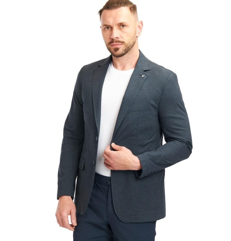 Мъжко сако  Nelson 5617 синьо - W Wegener