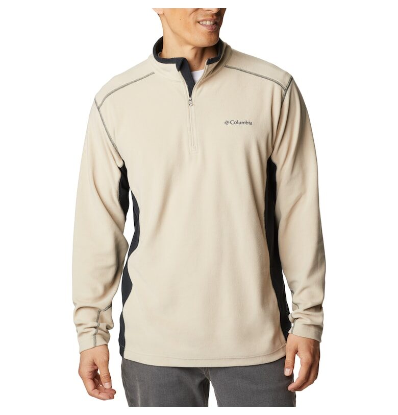 Мъжко спортно горнище от полар -  Klamath Range II Half Zip Fleece 135247 - Бежов Columbia