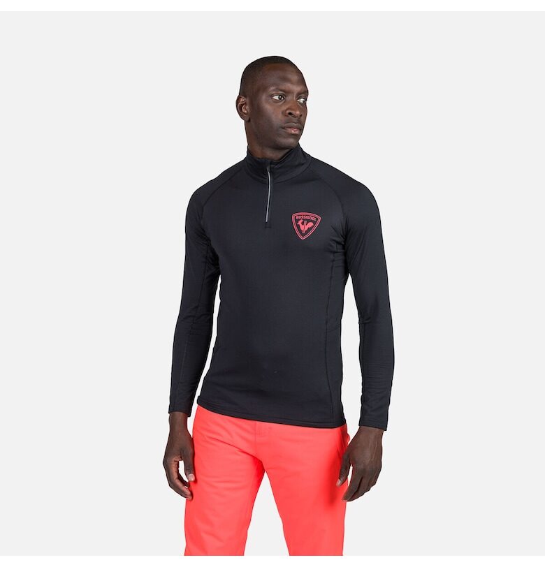 Мъжко спортно яке с цип  New Hero Classique - черно - Черен Rossignol