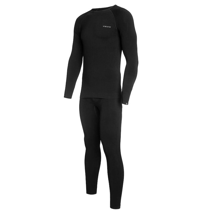 Мъжко термобельо  Вискоза/Полиамид - Черен - Черен Viking